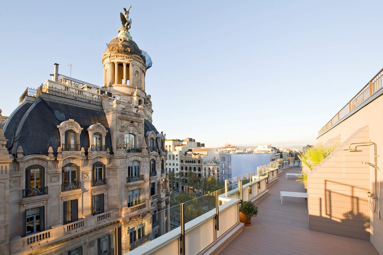 Modern Penthouse Apartment Terrace Barcelona Spain