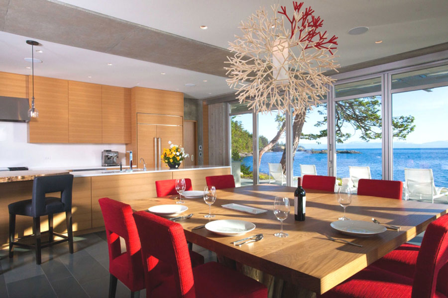 Dining Room with Lake View