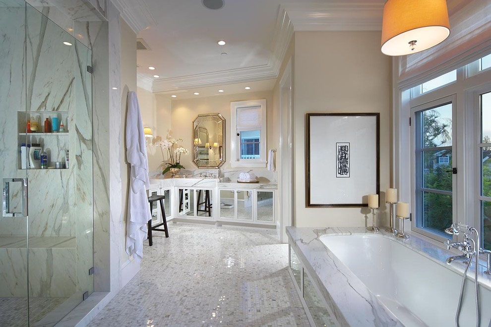 White Marble Bathroom