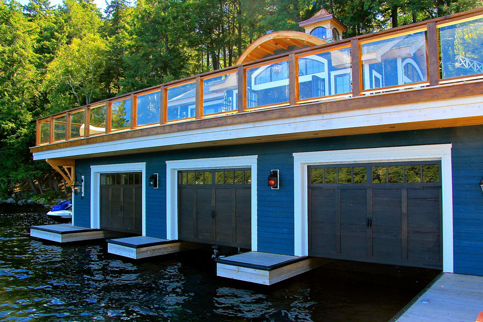 Muskoka Lakeside Cottage  Boathouse iDesignArch 
