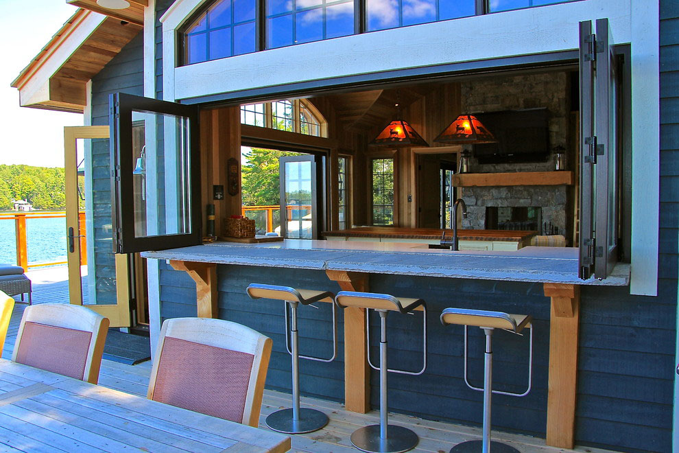 Muskoka Lakeside Cottage Boathouse iDesignArch 