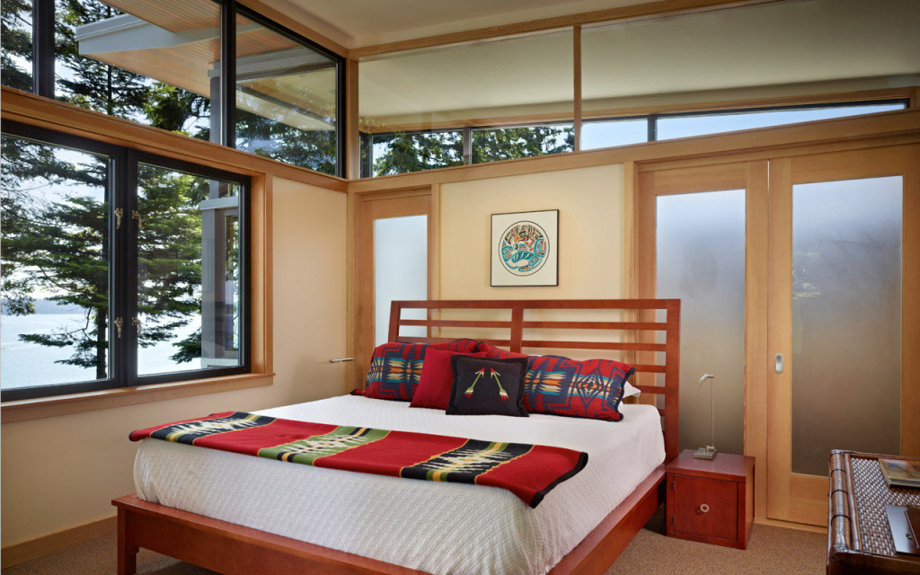 Secluded Wooded Modern Home In Port Ludlow With Expansive Water Views