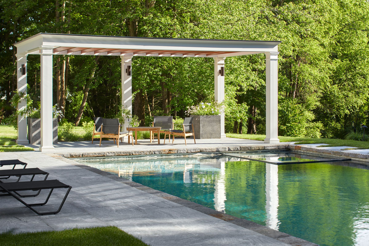 Poolside Pergola