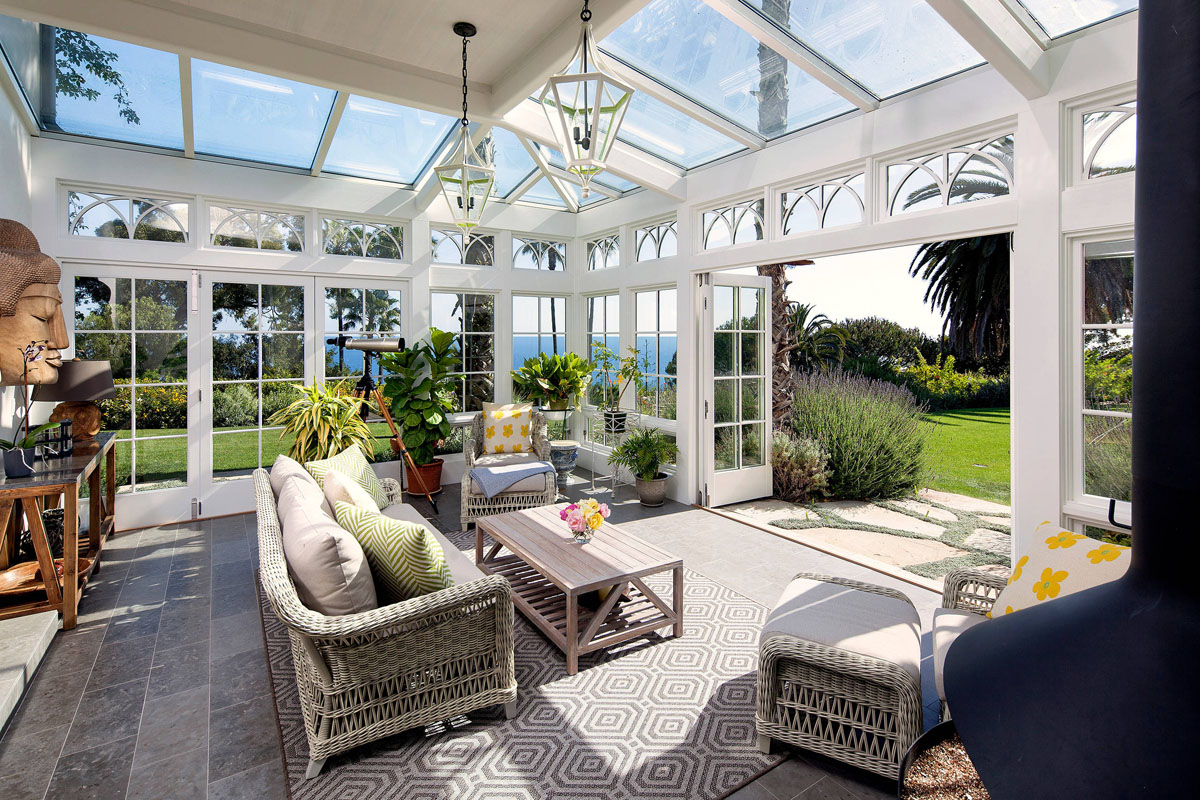 Sunroom with View of the Pacific Ocean