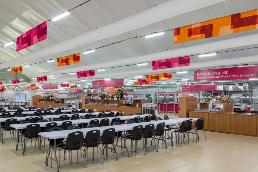 PyeongChang 2018 Olympic Village Cafeteria Dining Hall