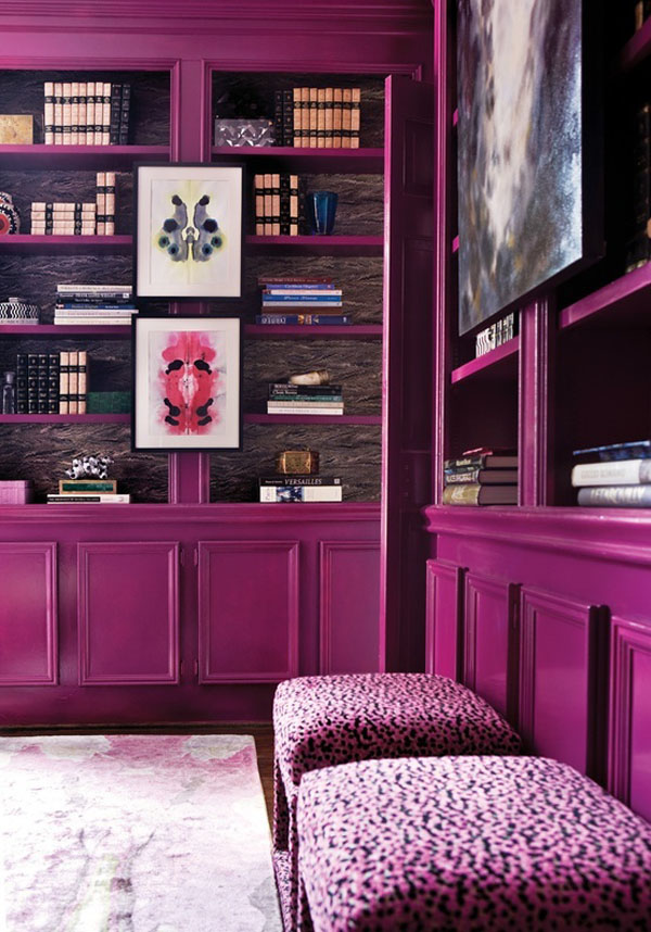 Fuchsia Purple Interior Decor