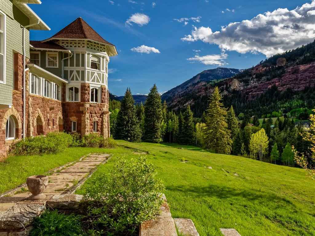 Mansion in the Colorado Rockies