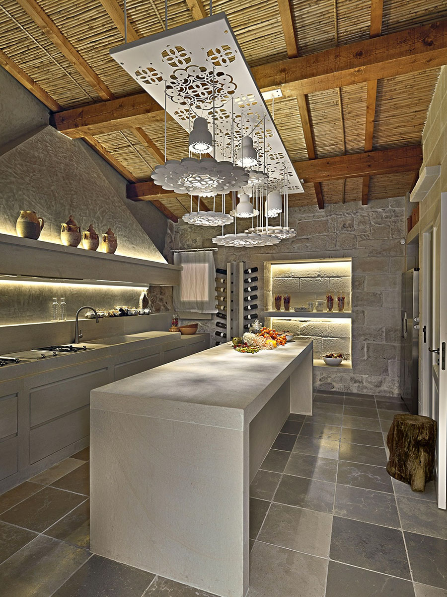 Contemporary Stone Kitchen