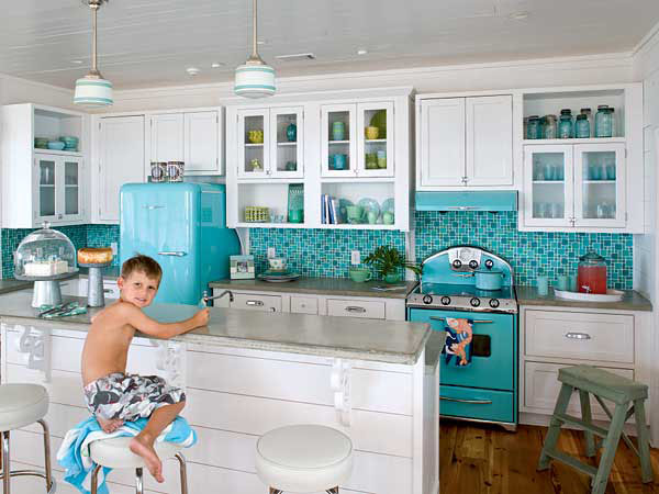 Turquoise Kitchen