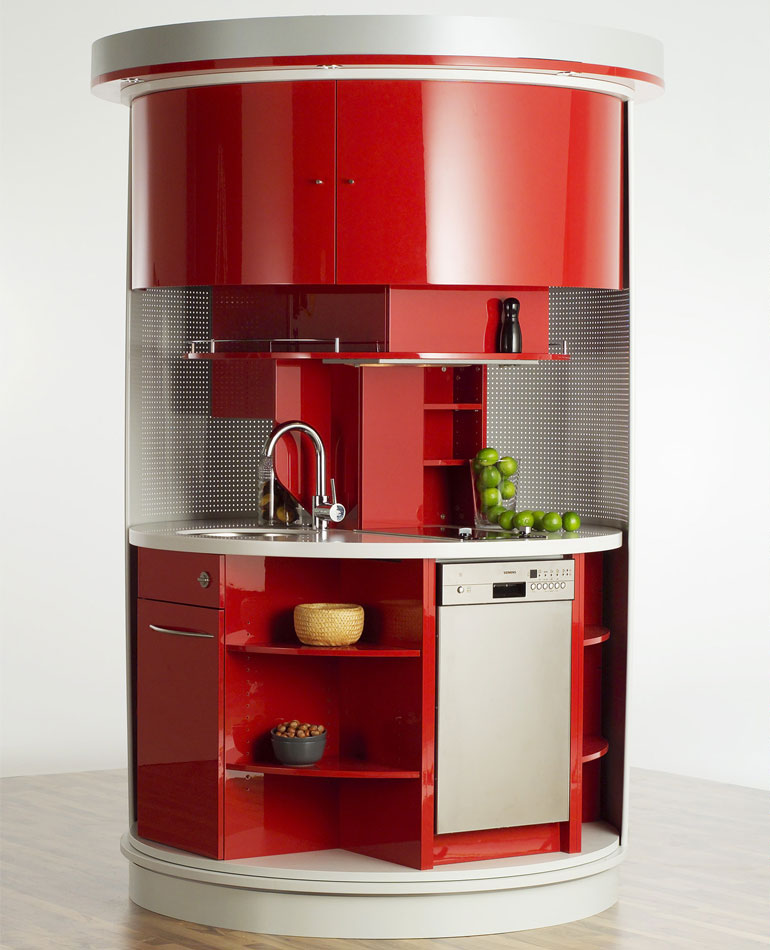 Revolving Circle Compact Kitchen