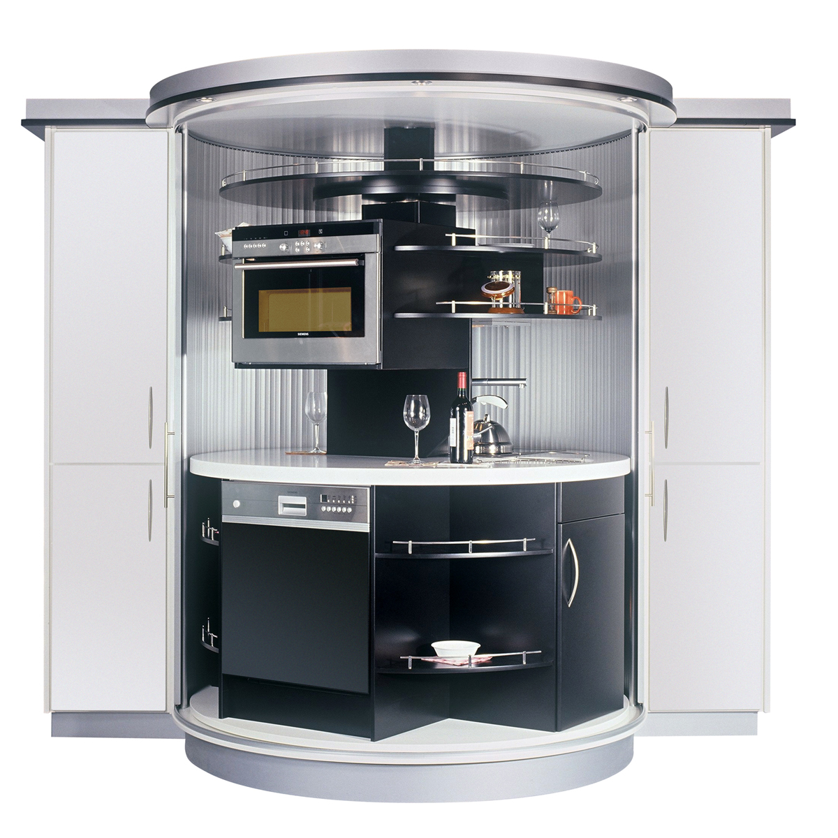 Revolving Circle Compact Kitchen