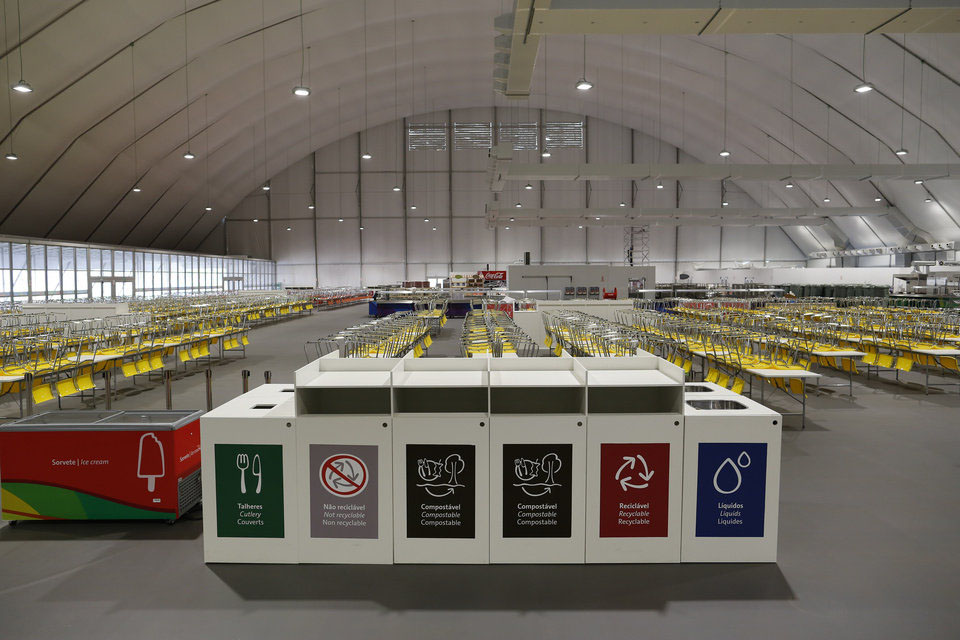 Brazil Rio Olympics Village Dining Hall