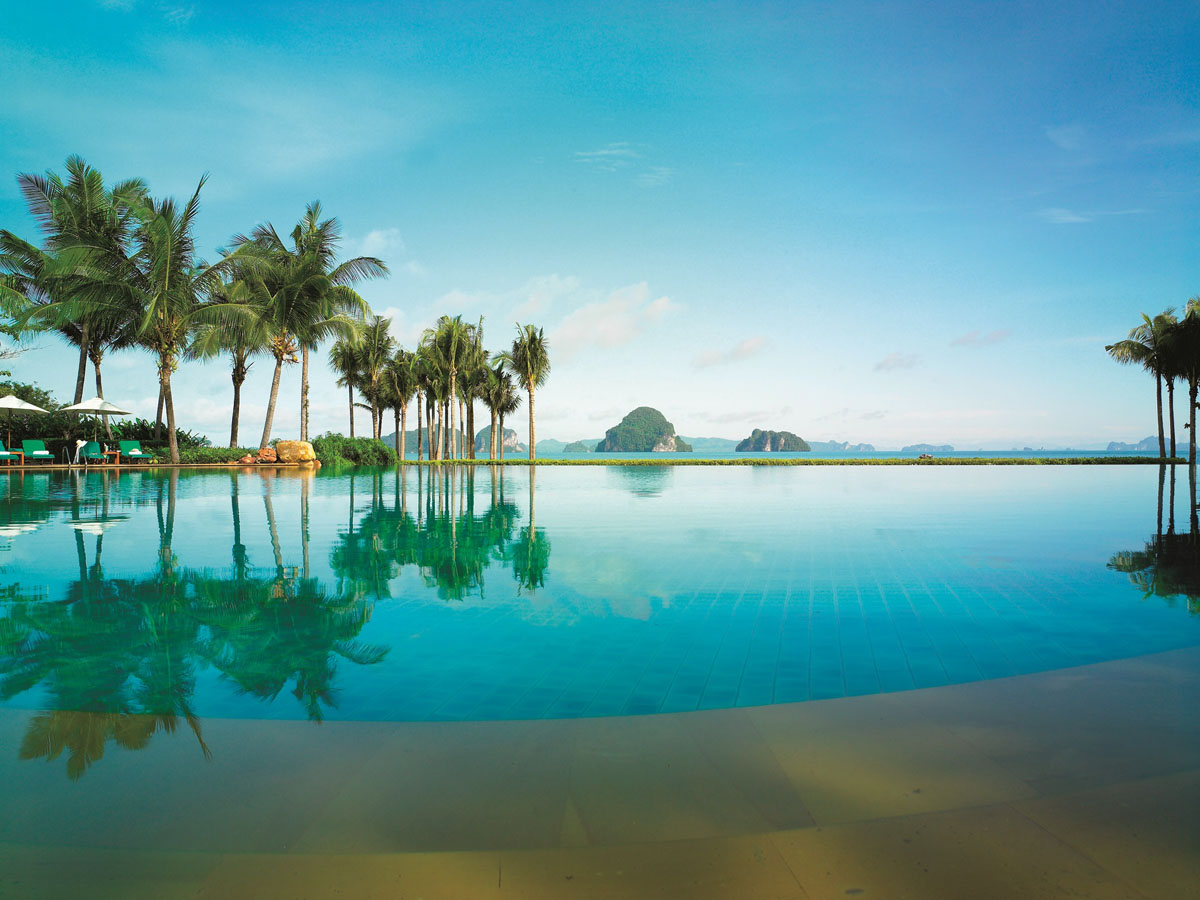 Tropical Paradise Swimming Pool Ocean View