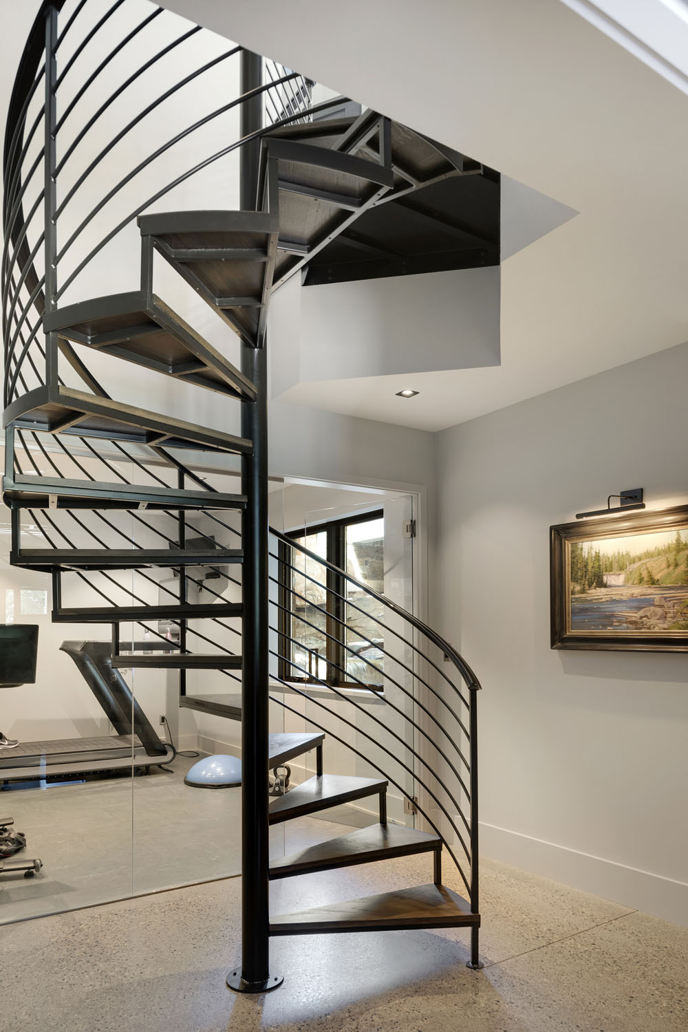 Metal Spiral Staircase