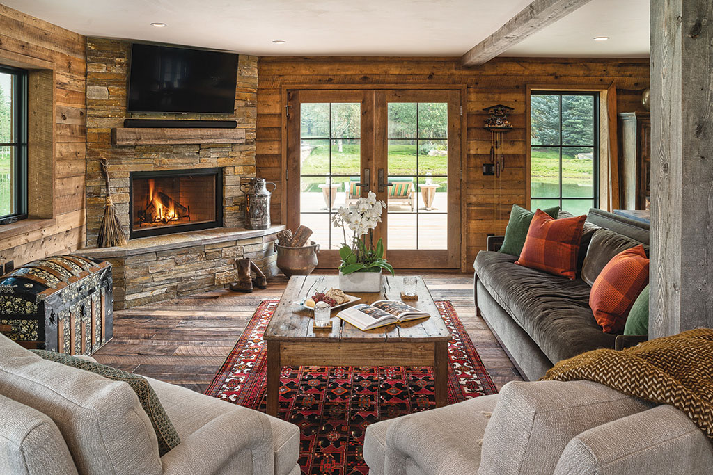 Reclaimed Wood Living Room