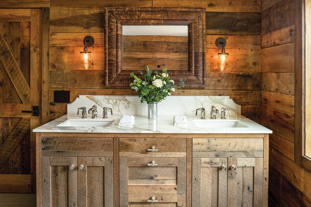 Reclaimed Wood Bathroom