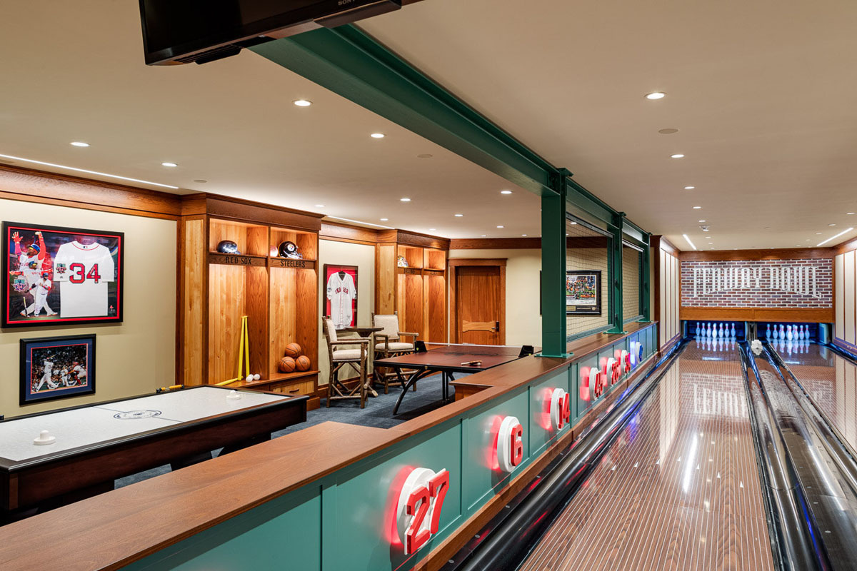 Luxury Home Bowling Alley