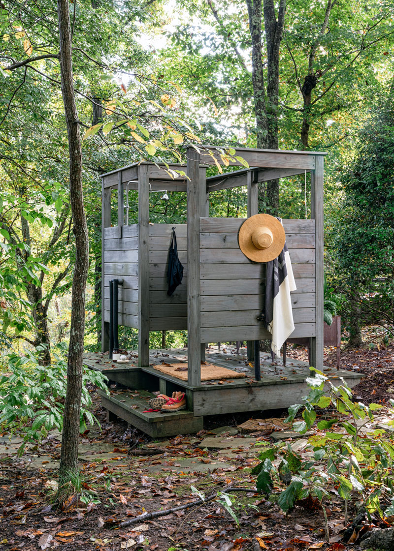 Rustic Outdoor Shower