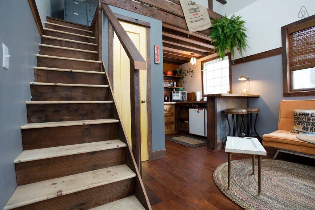 Tiny House with Stairs