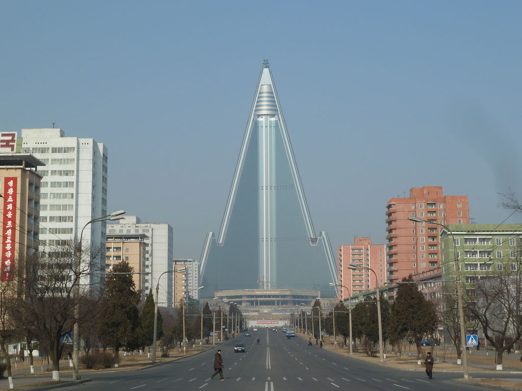 Ryugyong Hotel Bizarre Symbol Of North Korea Idesignarch