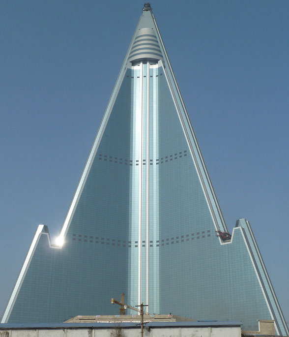 Ryugyong Hotel Bizarre Symbol Of North Korea Idesignarch