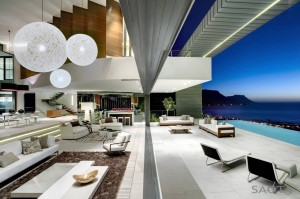Modern Luxury Home with Ocean and Mountain Views