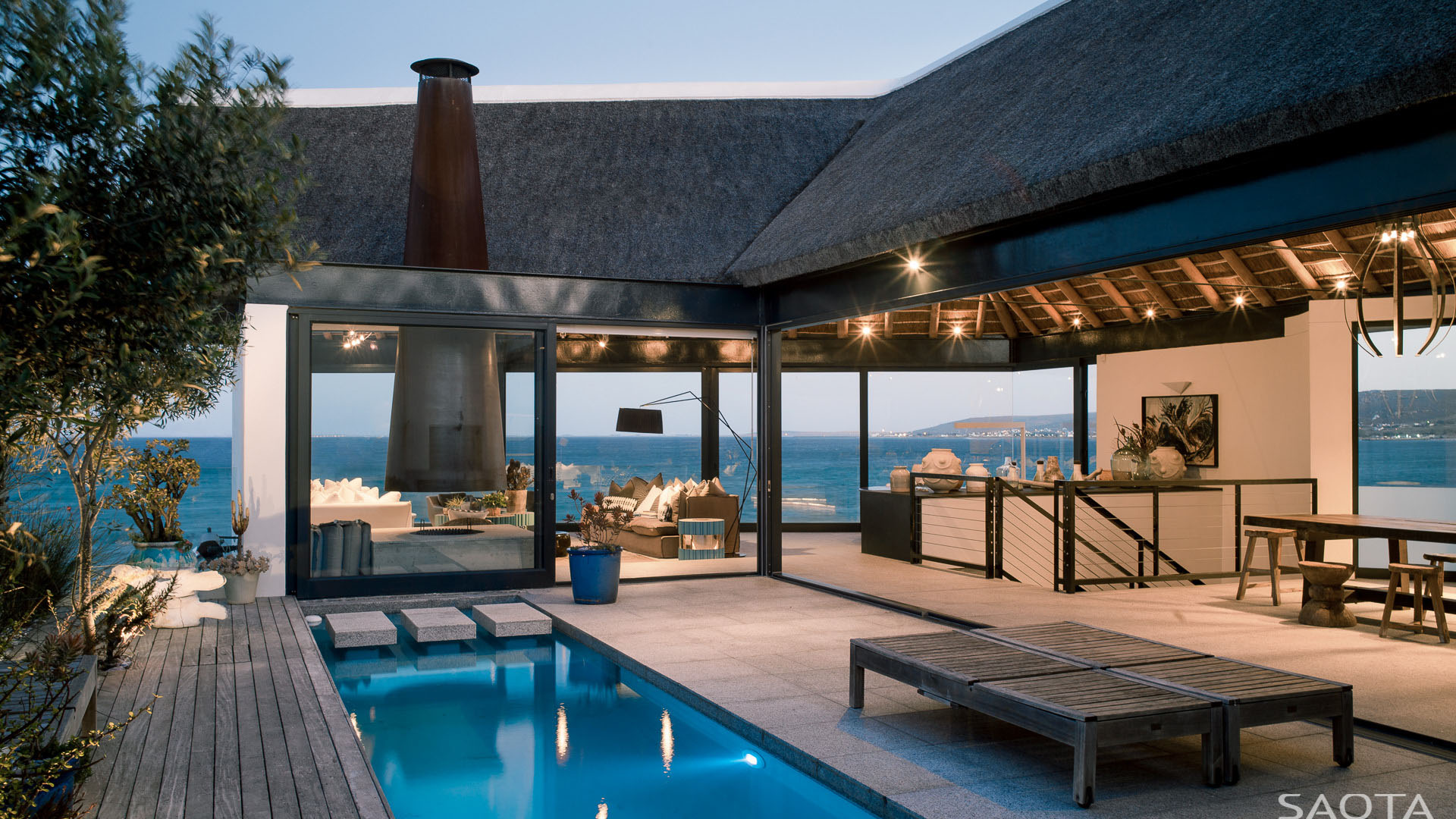 Ocean View Contemporary Luxury Home With Thatched Roof IDesignArch Interior Design ocean-view-contemporary-luxury-home-with-thatched-roof-idesignarch-interior-design