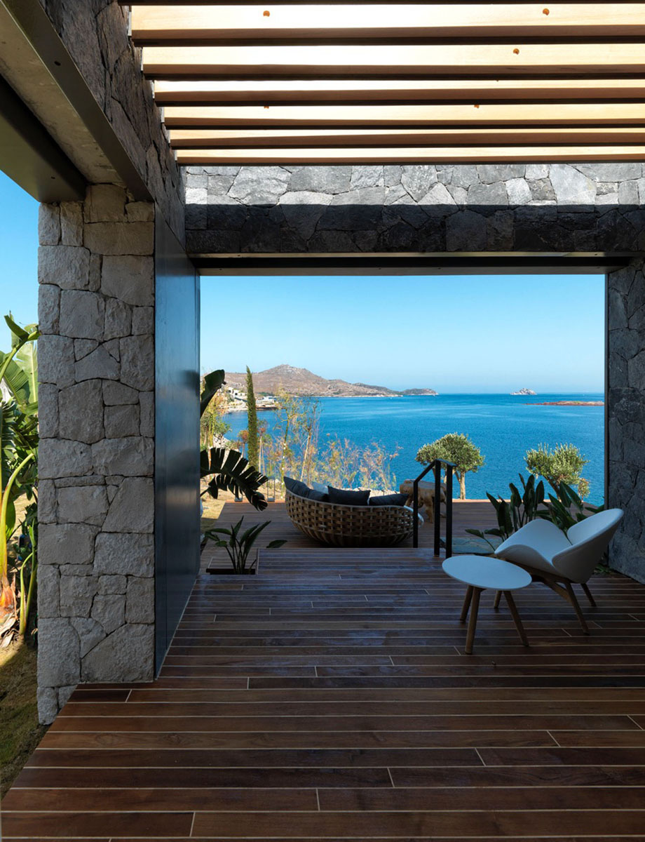 Ocean View Luxury Villa Terrace Bodrum Turkey
