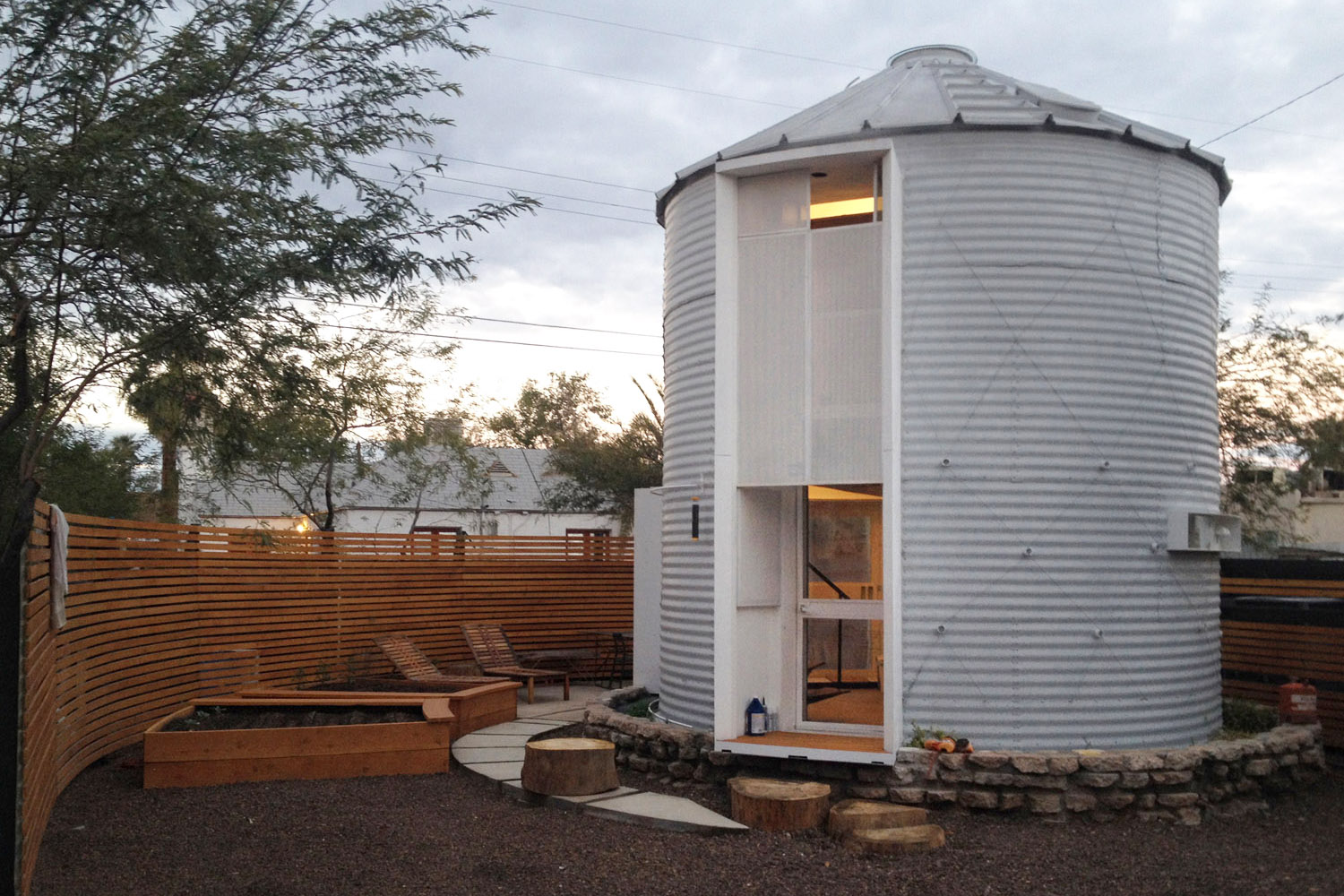 Charming Grain Silo Tiny House