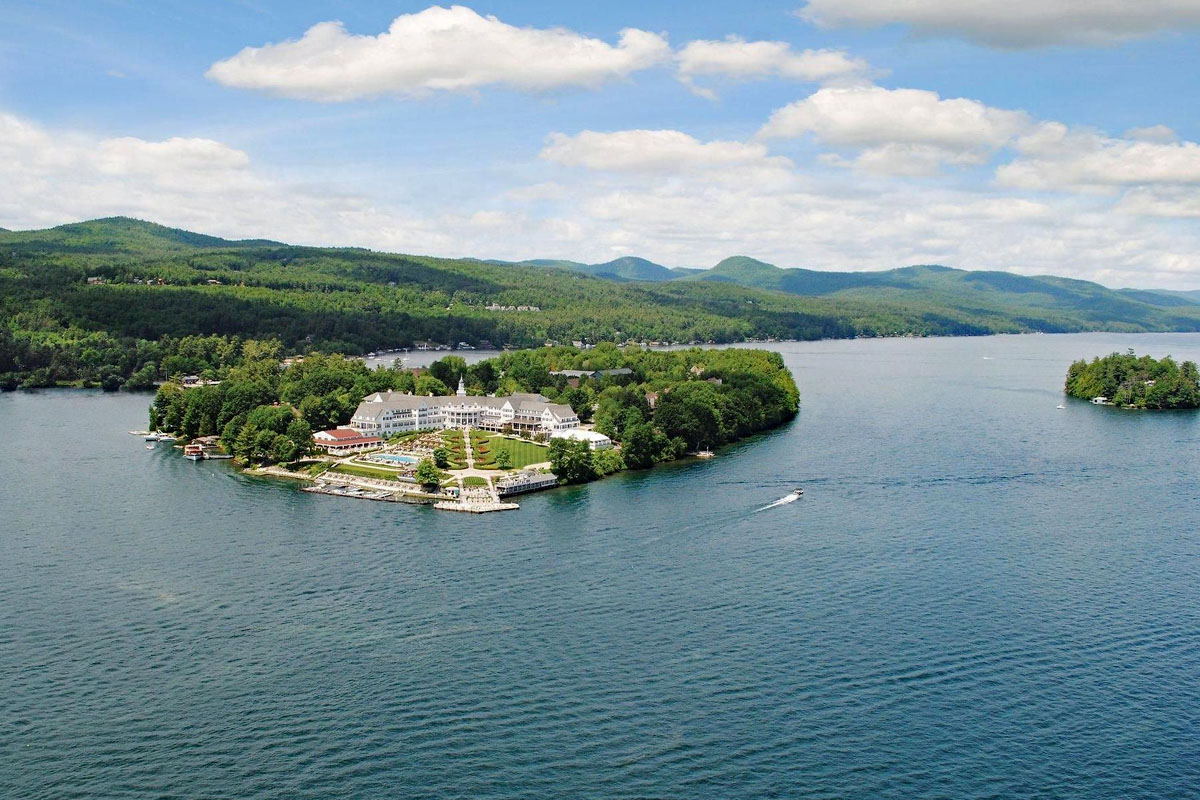 Summer Lakeside Paradise in the Adirondack Mountains