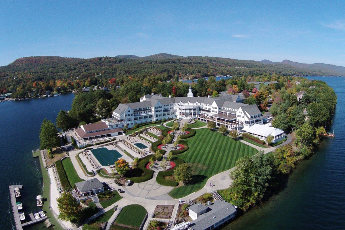 Luxury Bygone Era Grand Hotel Summer Lakeside Paradise