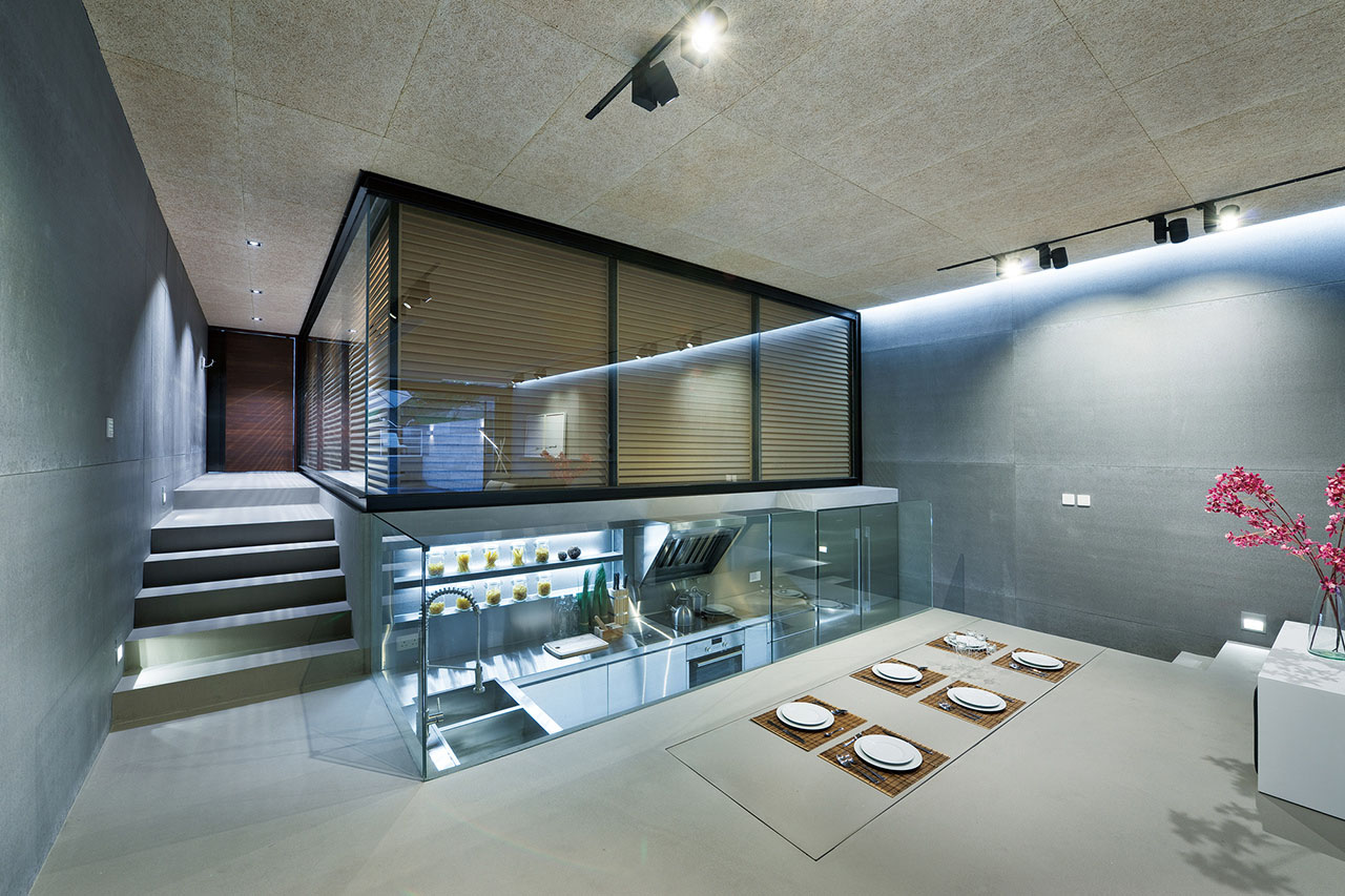 Modern Home with Sunken Kitchen