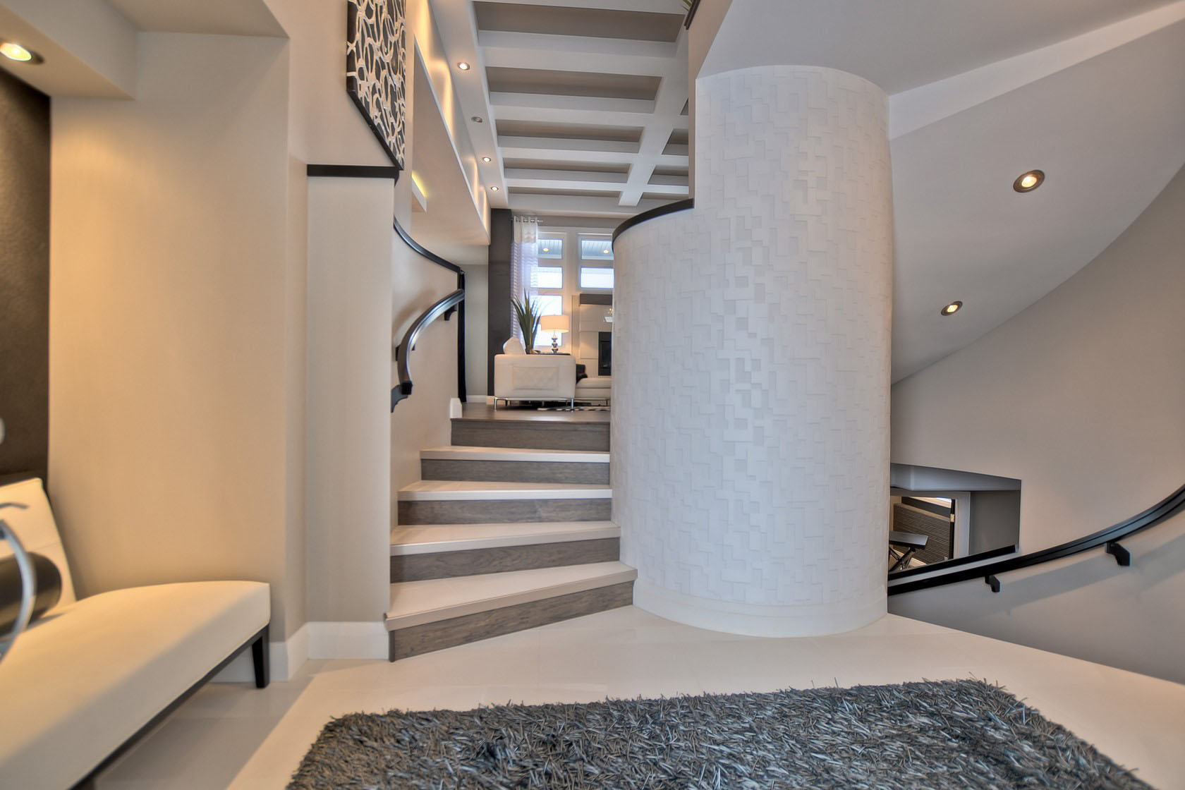 Contemporary Curved Staircase