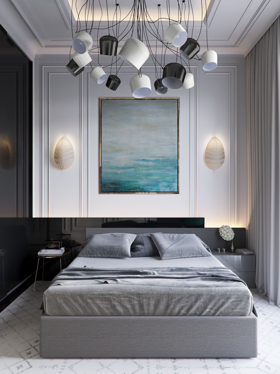 Five Shades of Grey Bedroom Design Ideas | iDesignArch | Interior