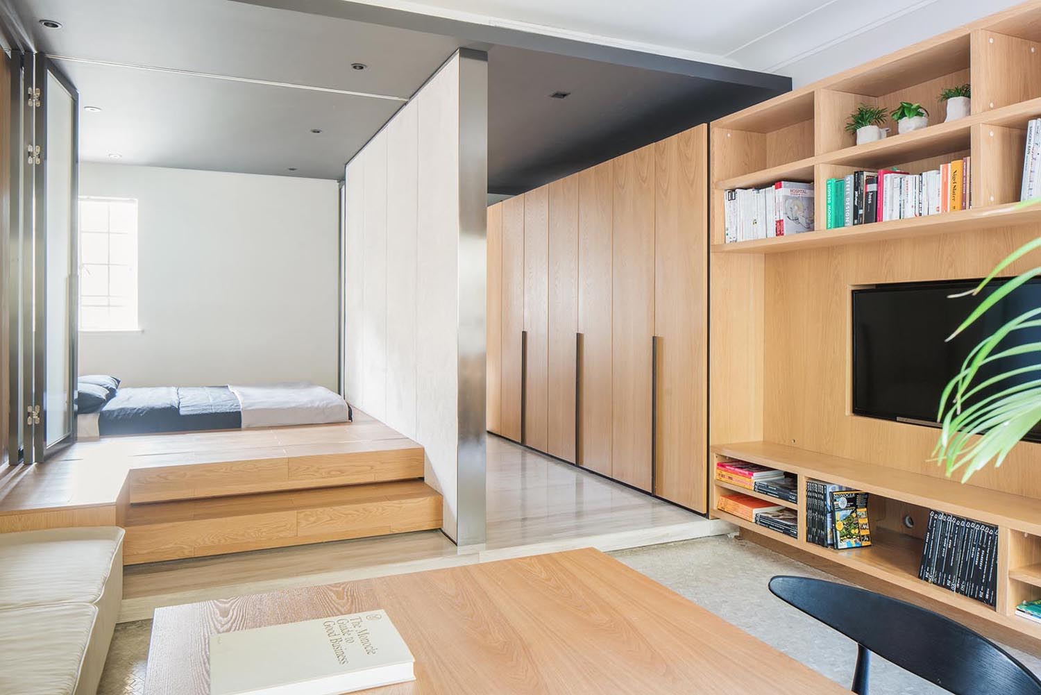 Tiny Apartment With Functional Design That Feels Open Yet