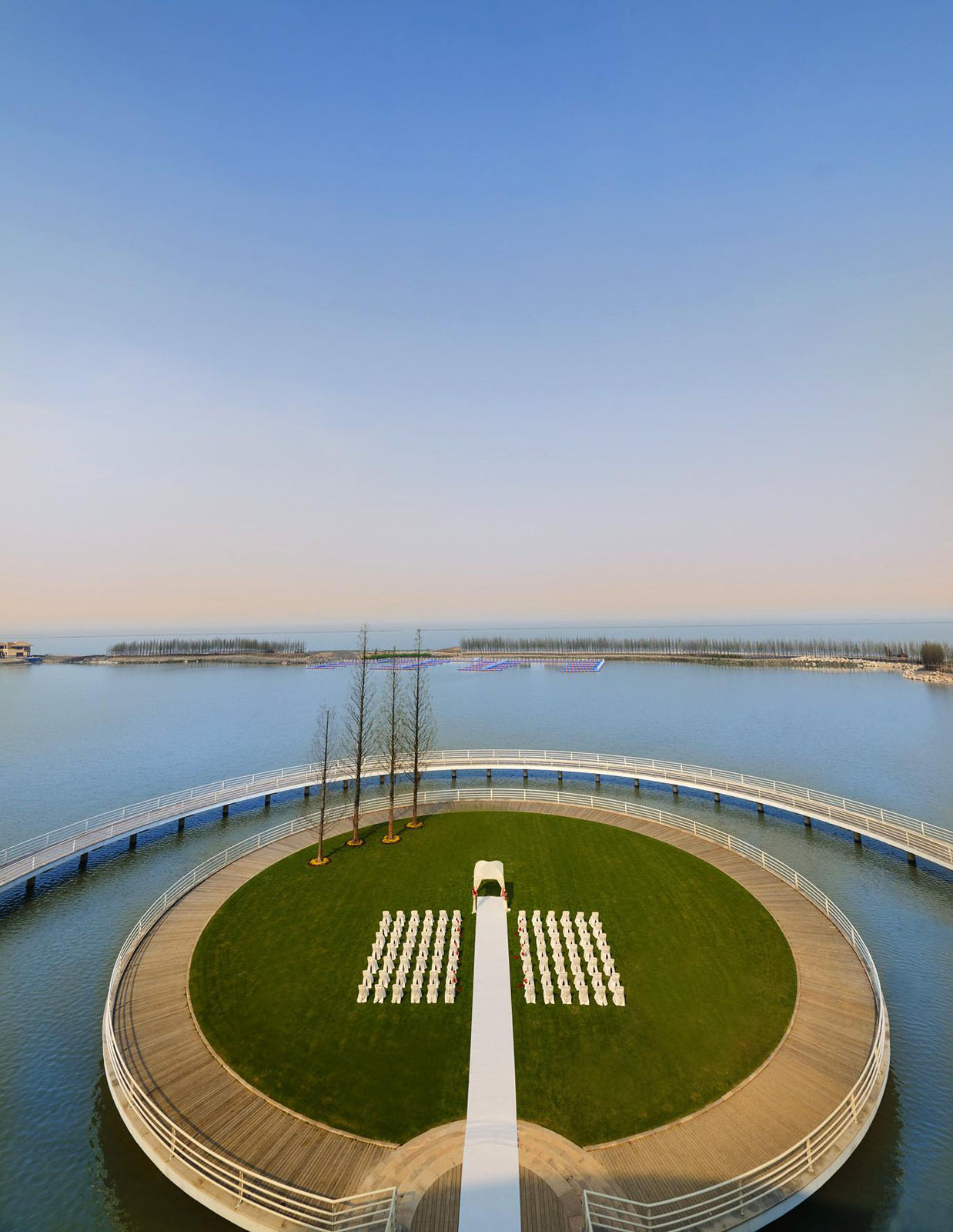 Private Wedding Island on the Lake