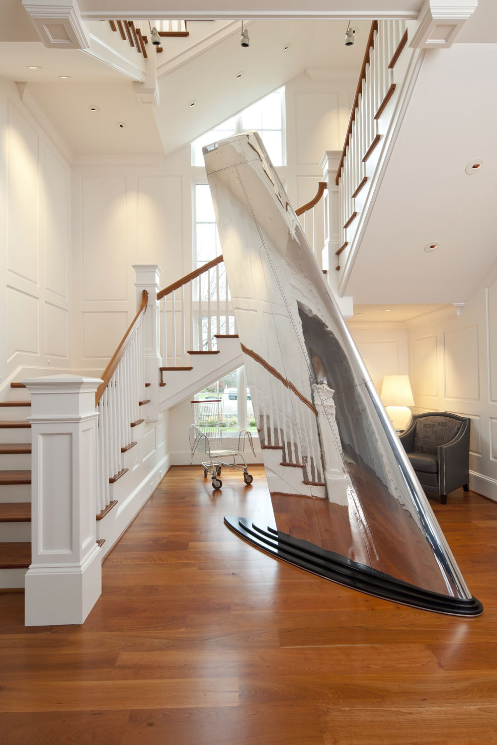 Wood Floating Staircase