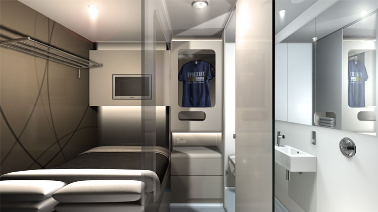 Portable Hotel Made From Shipping Containers | iDesignArch | Interior
