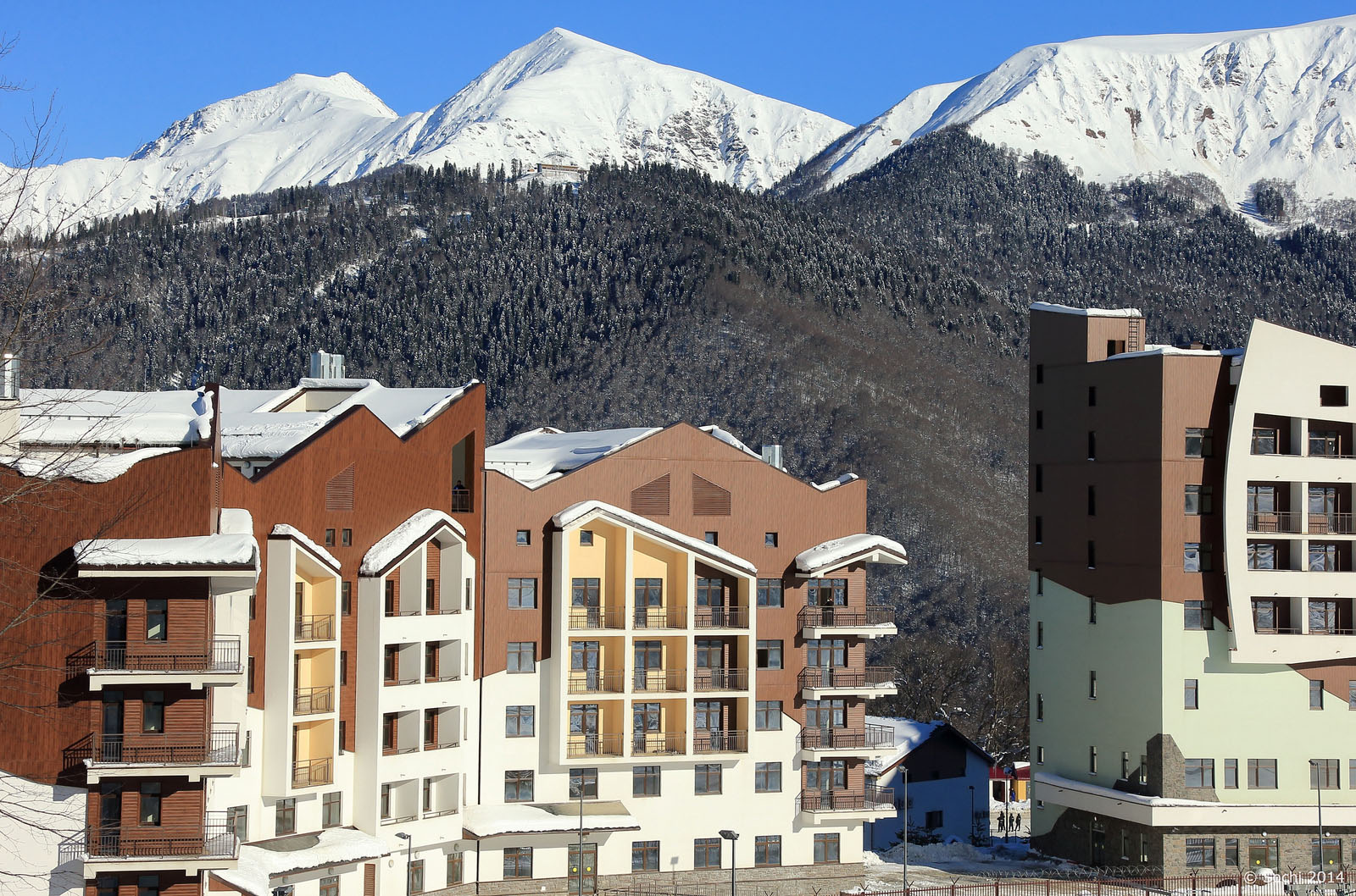 Sochi Olympics Mountain Cluster