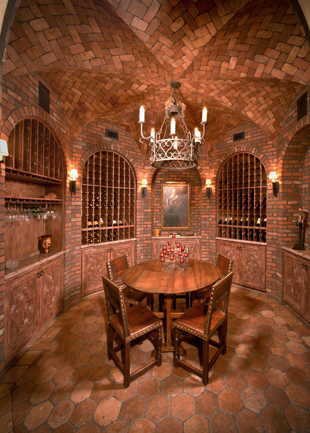 Wine Cellar with Old World Vibe