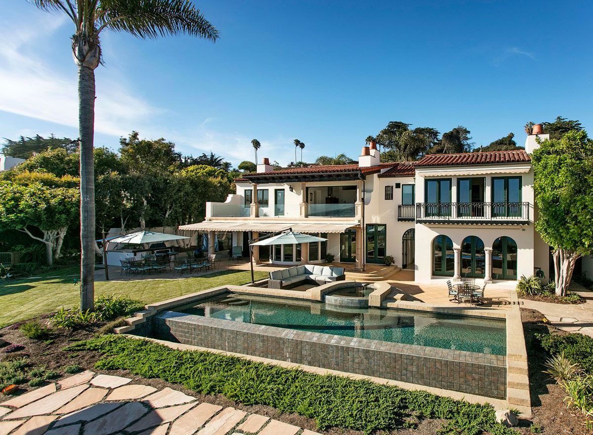 Spanish Colonial Revival Architectural Estate in Hope Ranch