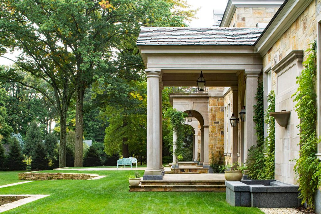 Elegant French Neoclassical Stone Mansion in Connecticut