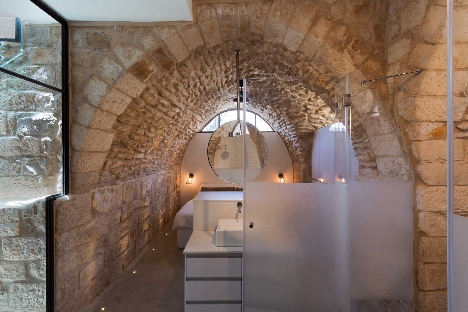 Stone Arch Bedroom