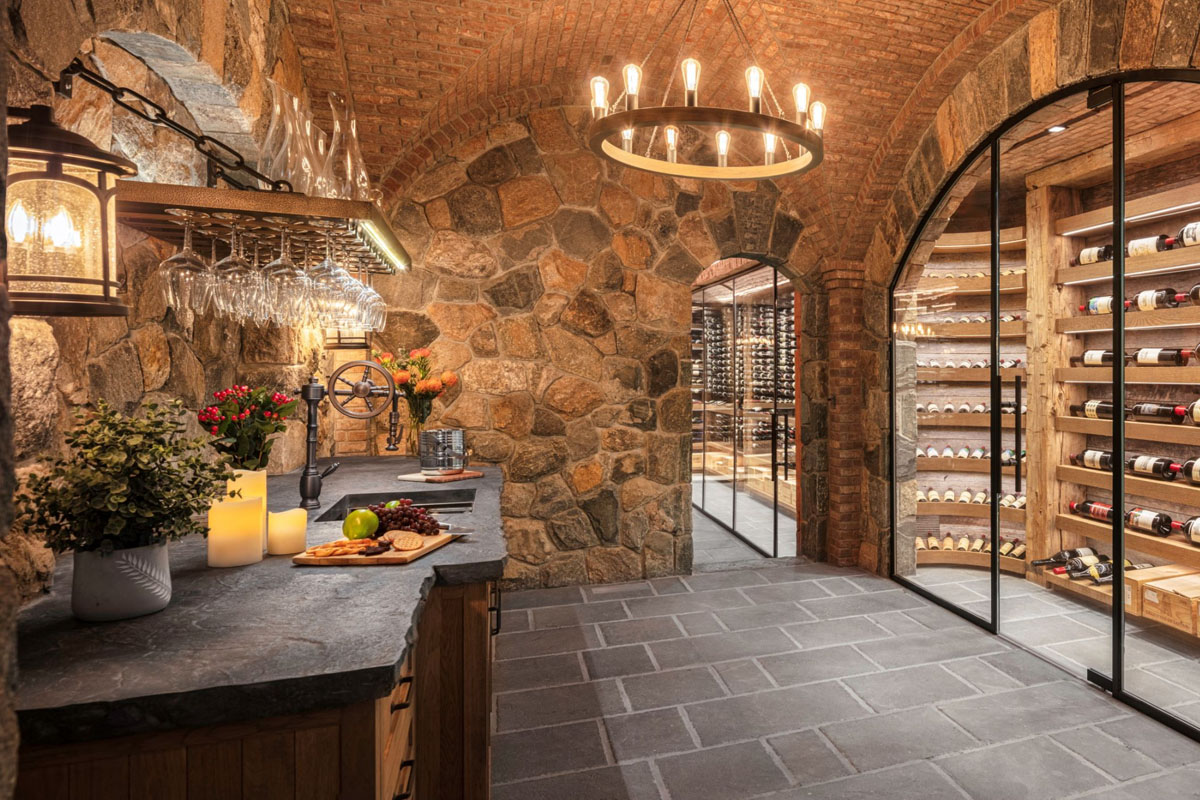 Rustic Stone Wine Cellar