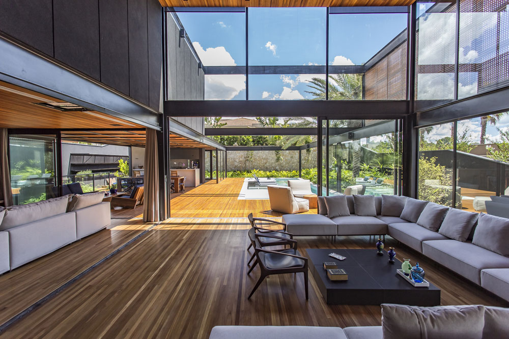 iModerni Residence in Brazil Features Stones iWoodi iGlassi 