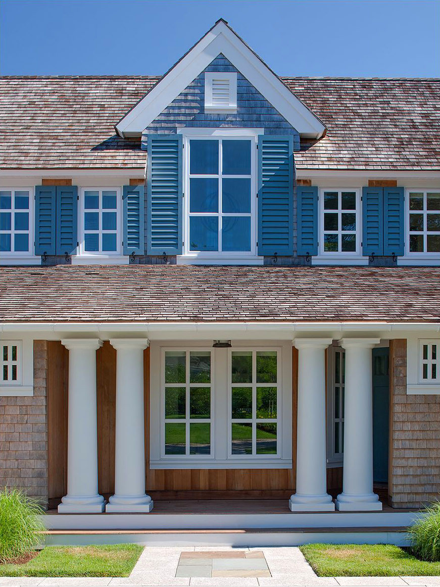 Front Porch with Classical Columns