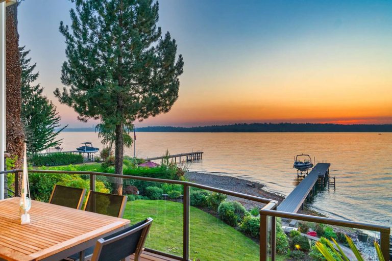 Luxurious Lakefront Dream Home with Private Dock and Beach