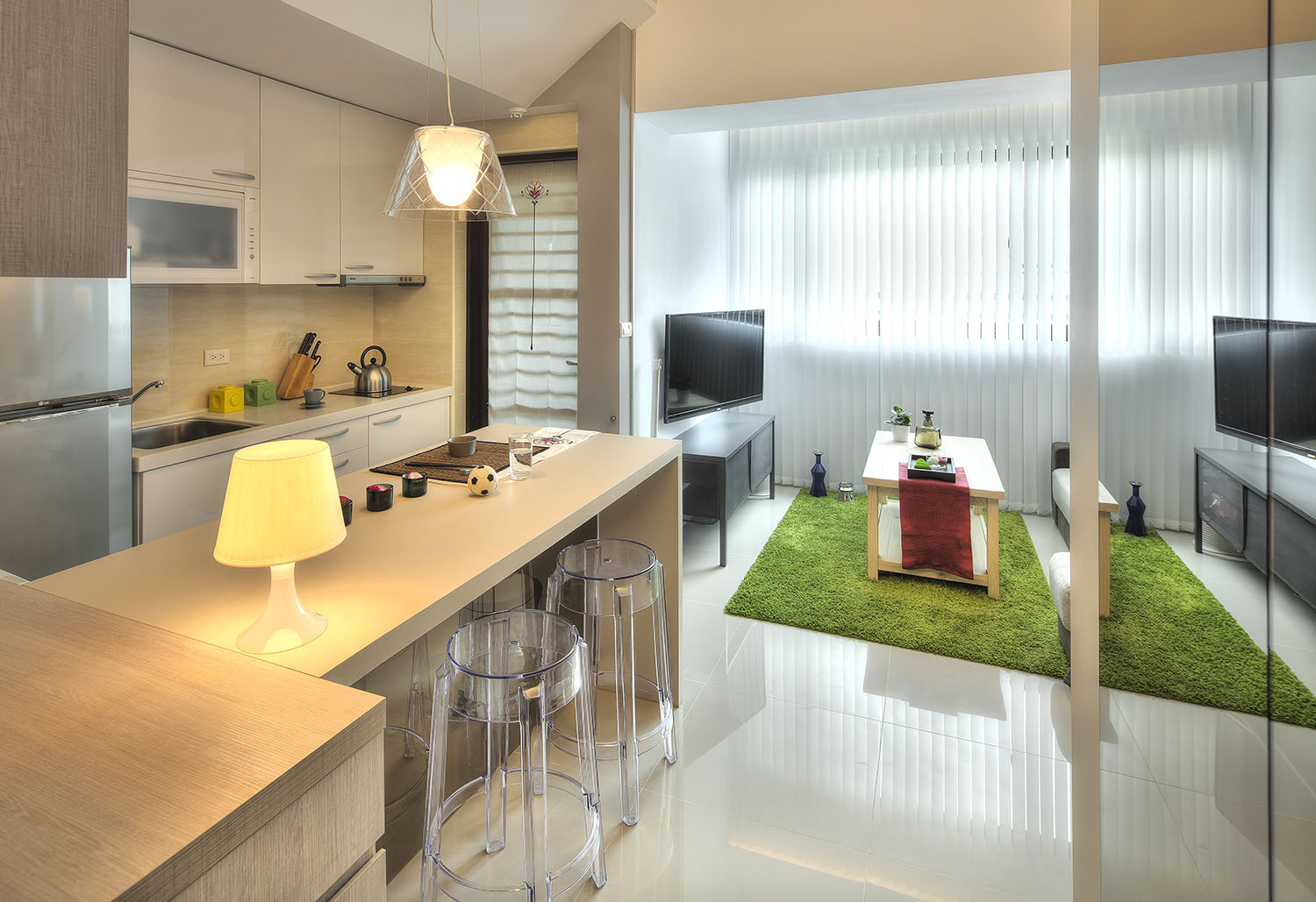 Small Taipei Studio Apartment With Clever Efficient Design