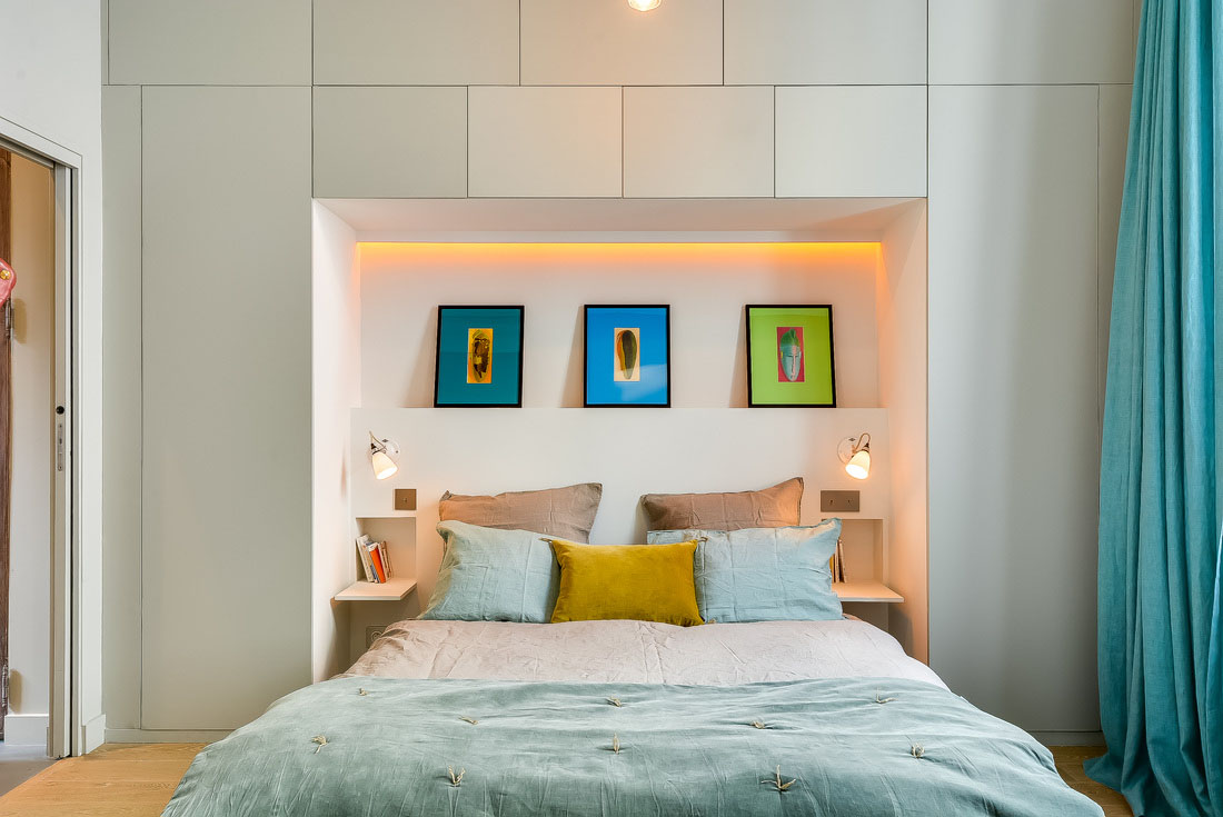 Paris Apartment Contemporary Bedroom Design