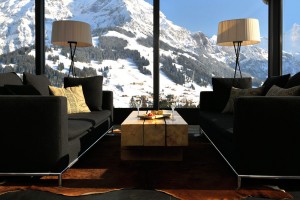 Contemporary Ski Resort Swiss Alps